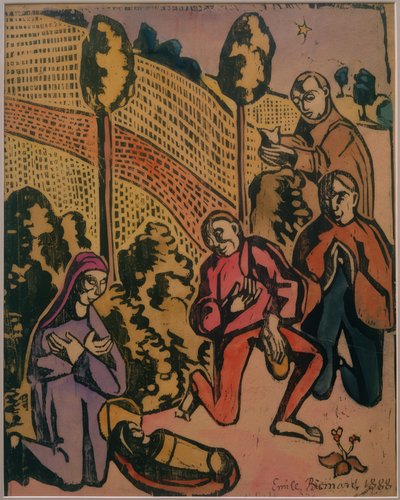 Anbetung der Hirten von Emile Bernard