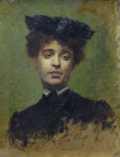 Porträt von Marie Lemasson, 1892 von Emile Bernard