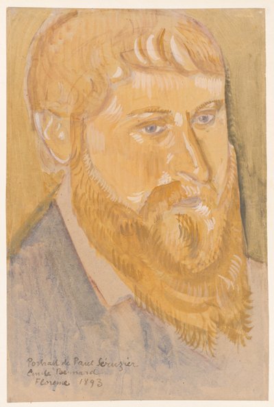 Porträt von Paul Sérusier von Emile Bernard
