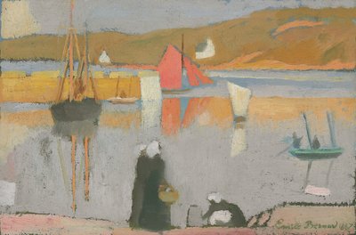 Der Hafen von Saint-Briac, 1887 von Emile Bernard