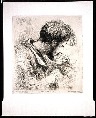 Porträt von Paul Rajon von Emile Boilvin