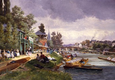 Joinville Le Pont, 1873 von Emile Edme Laborne