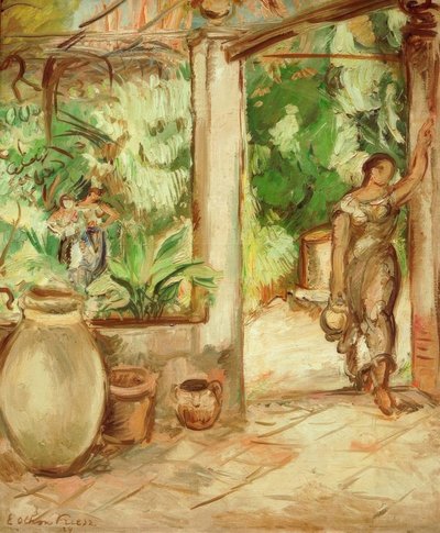Frau mit Krug von Emile Othon Friesz