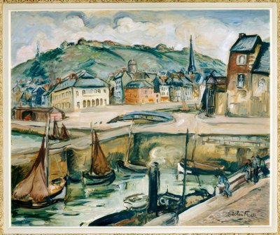 Honfleur von Emile Othon Friesz