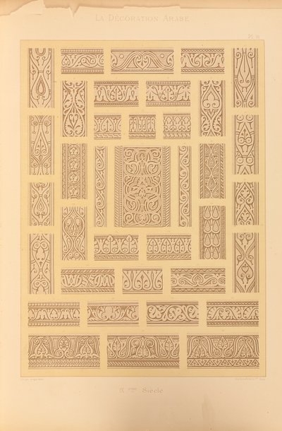 Moschee von Ahmed-ibn-Touloun, 1885 von Emile Prisse dAvennes