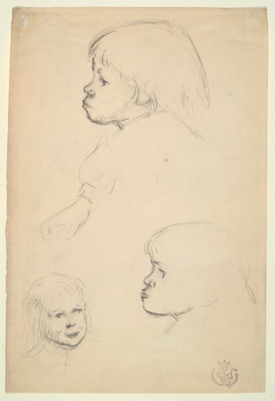 Studien eines Kindes von Emile Schuffenecker