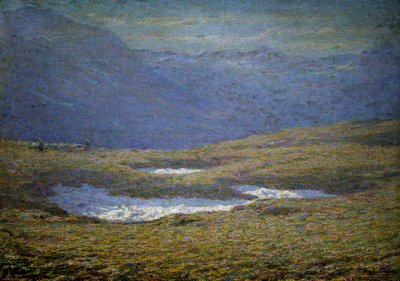 Alpenlandschaft von Emilio Longoni