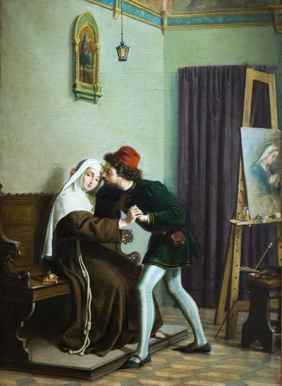 Filippo Lippi und Lucrezia Buti von Emilio Scherer