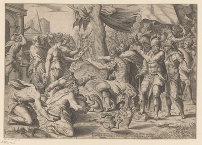 Scipio erhält Geschenke von Enea Vico (possibly)