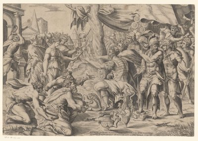 Scipio erhält Geschenke von Enea Vico (possibly)