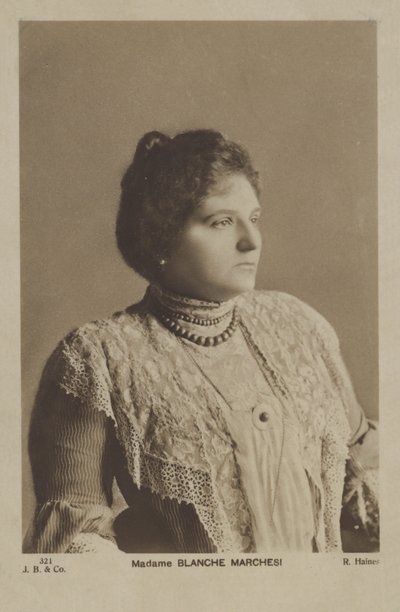 Blanche Marchesi, französische Mezzosopranistin von English Photographer