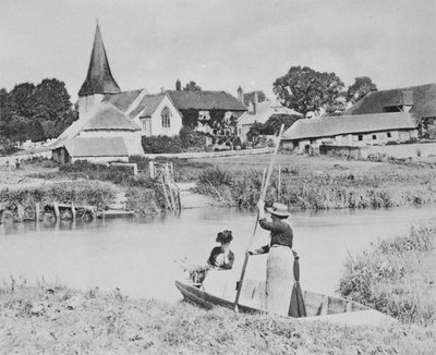 Fähre über den Arun bei Bury, Sussex von English Photographer