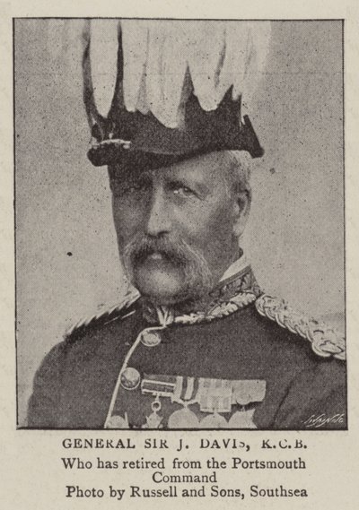 General Sir J. Davis, KCB von English Photographer