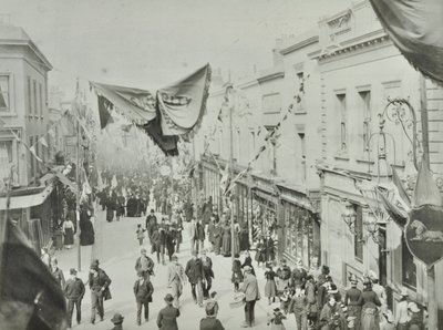 Hare Street: Eröffnung der Woolwich-Fähre, 1889 von English Photographer