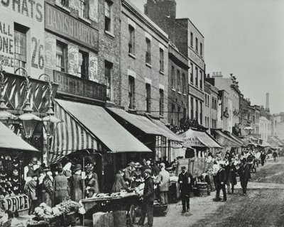 Lower Marsh: Blick nach Osten, 1896 von English Photographer