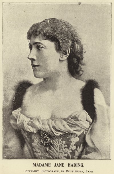 Madame Jane Hading von English Photographer