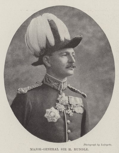 Generalmajor Sir H Rundle von English Photographer