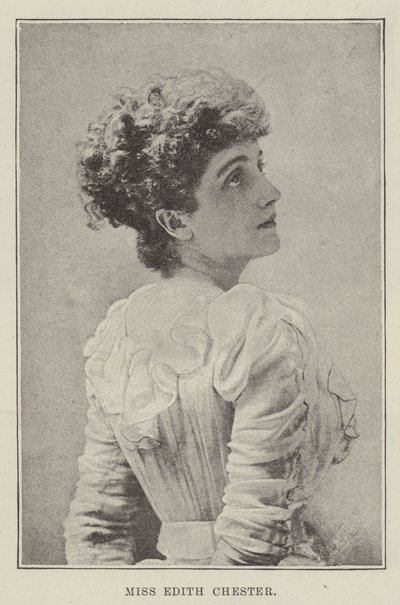 Miss Edith Chester von English Photographer