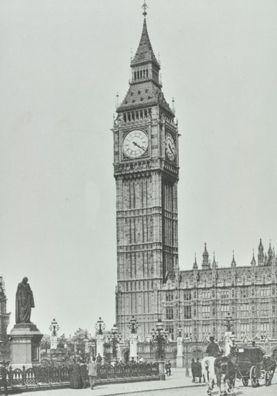 Parliament Square, Westminster LB: Big Ben, 1896 von English Photographer