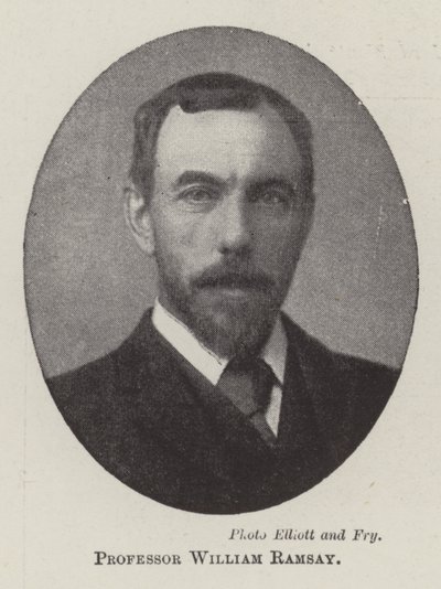 Professor William Ramsay von English Photographer