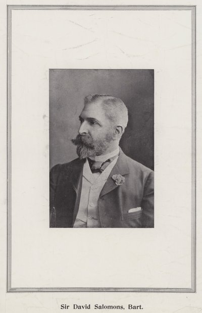 Sir David Salomons, Baronet von English Photographer