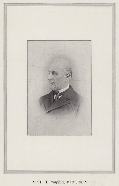 Sir F T Mappin, Baronet, MP von English Photographer