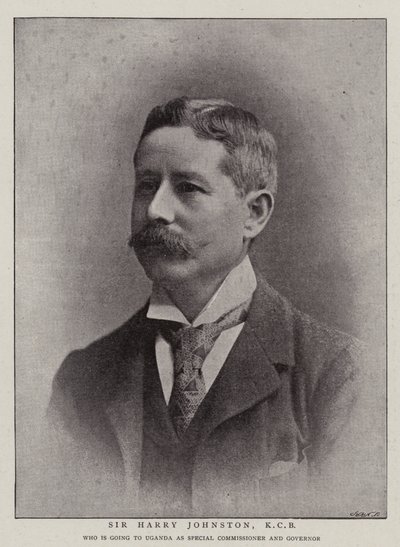 Sir Harry Johnston, KCB von English Photographer