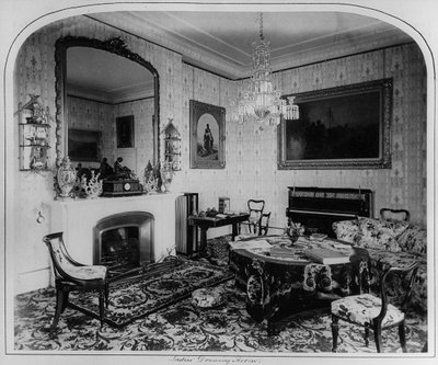 Das Wohnzimmer der Damen, Osborne House von English Photographer