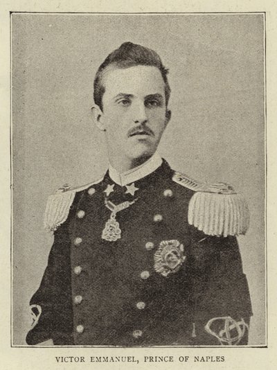 Viktor Emanuel, Prinz von Neapel von English Photographer