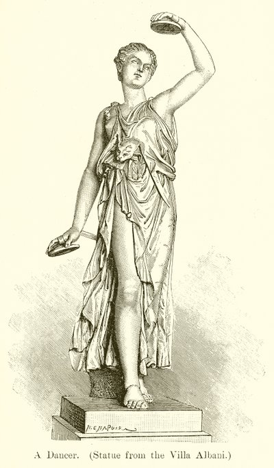 Eine Tänzerin (Statue aus der Villa Albani) von English School