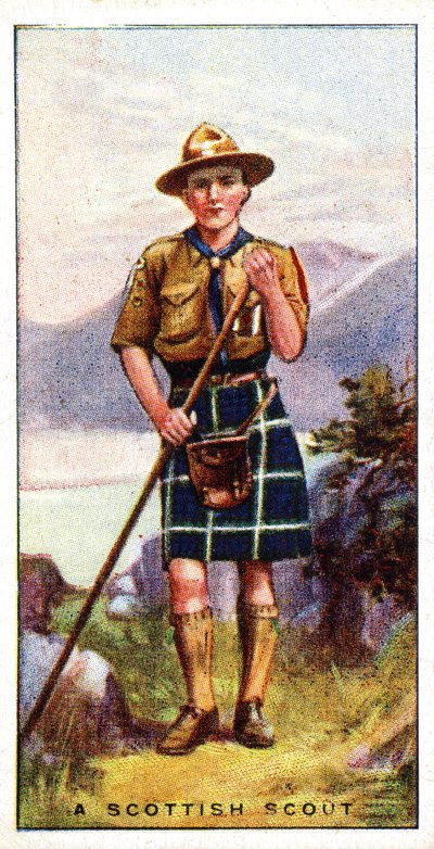 Ein schottischer Pfadfinder, 1929 von English School