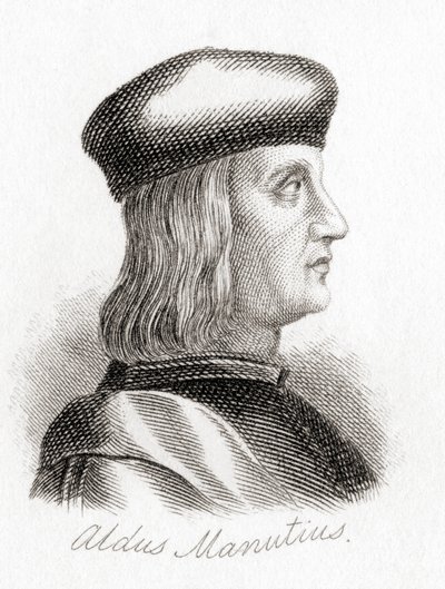 Aldus Pius Manutius von English School