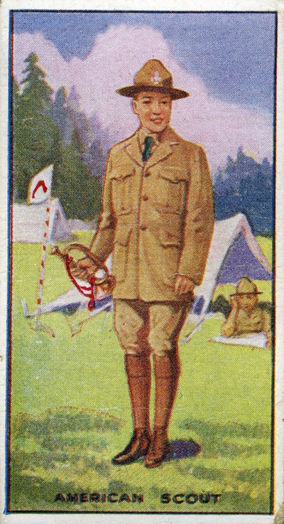 Amerikanischer Pfadfinder, 1923 von English School