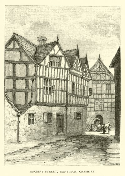 Alte Straße, Nantwich, Cheshire von English School