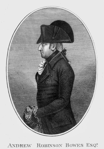 Andrew Robinson Bowes (geboren Stoney) von English School