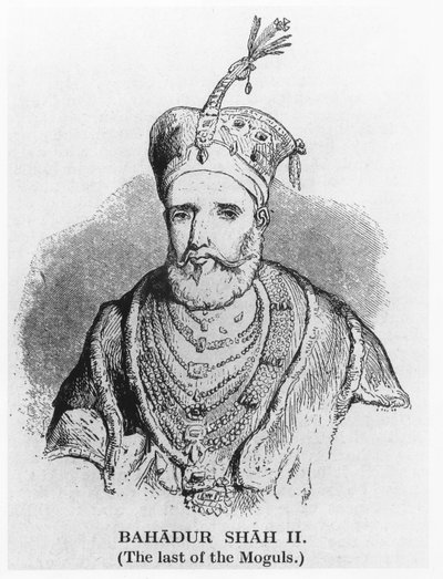 Bahadur Shah II von English School