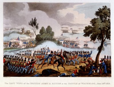 Schlacht von Waterloo, 18. Juni von English School