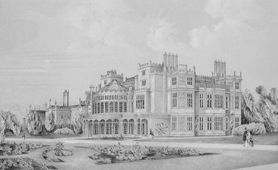 Brampton Park bei Huntingdon, 1852 von English School