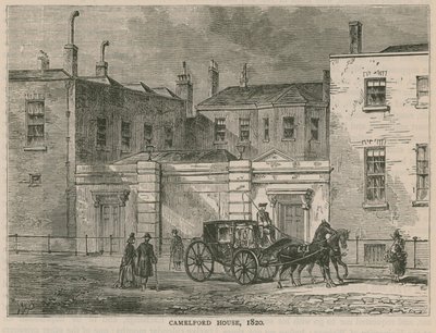 Camelford House, London, 1820 von English School