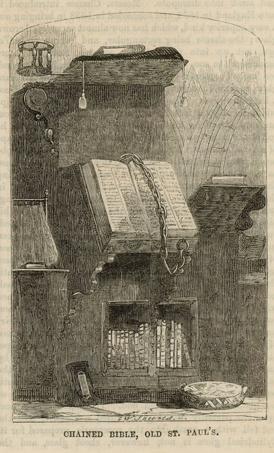 Die angekettete Bibel, Alte St. Pauls von English School