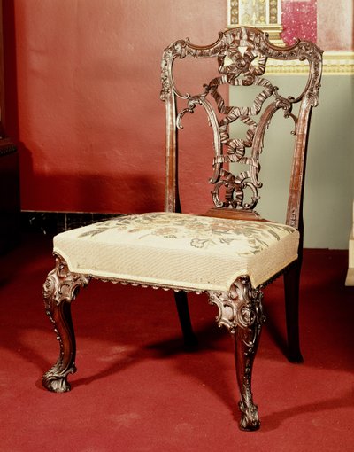 Stuhl, Chippendale Director Design, ca. 1760 von English School