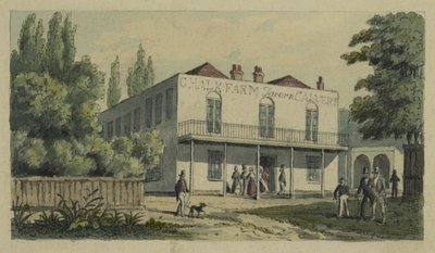 Chalk Farm, St Pancras, ca. 1850 von English School