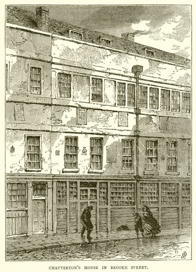 Chattertons Haus in der Brooke Street von English School