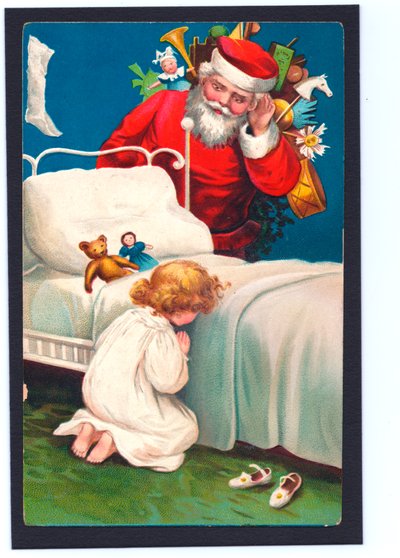 Weihnachtspostkarte, ca. 1907 von English School