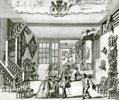 Christopher Gibson, Möbelmacher (Stich) von English School