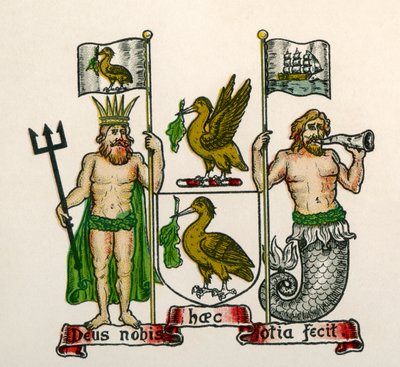 Wappen von Liverpool, England von English School