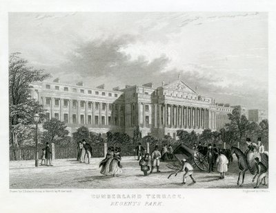 Cumberland Terrace, Regents Park, London von English School