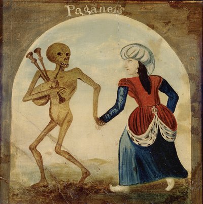 Der Tod führt eine heidnische Frau von English School