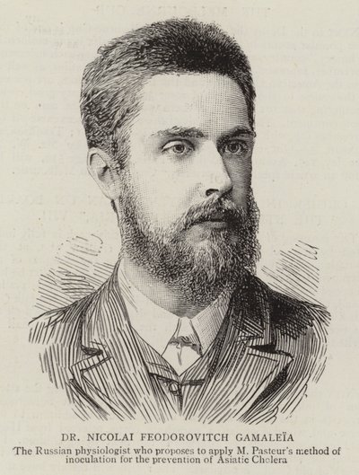 Dr. Nicolai Feodorovitch Gamaleia (Gravur) von English School