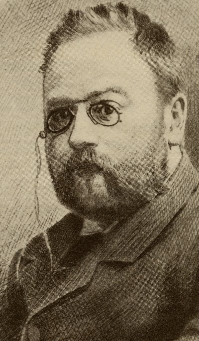 Emile Zola (1840-1902) von English School